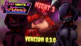 Fap Nights at Frenni's night 3, All the scenes from night 3, protecting us from a super horny Bonfie 