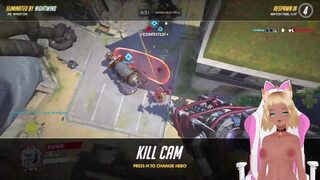 VTuber LewdNeko Healsluts in Overwatch Part 2