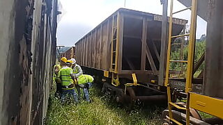 The workers went hard at lunchtime &mdash;  they fucked their passive colleague and gave him lots of milk for dessert 