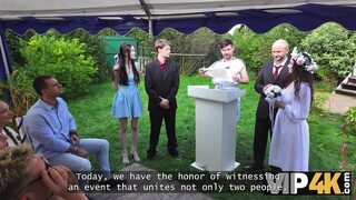 VIP4K. Two Young Brides Swap Husbands