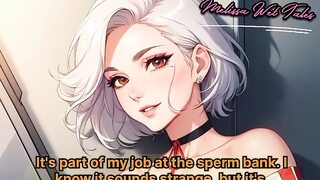 Your wife works at a sperm bank, providing some extra