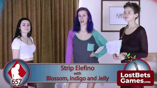 Three newbies are diving into their first nude shoot