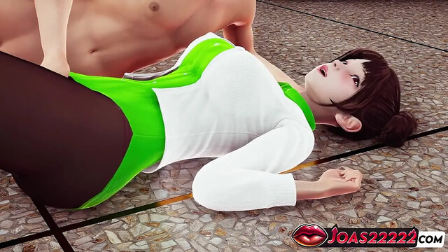 Hot Waifu Nonaka's extreme squirting orgasm in 3D hentai animation