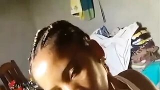 My friend Gasy alone in her room