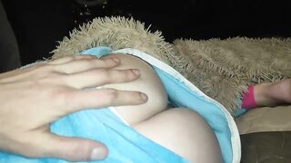 Little Princess in Unicorn Pajamas Sucks Cock!