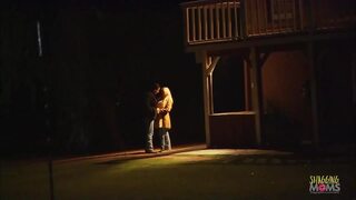 Morning outdoor sex keeps the milf in good shape as she exercises riding a cock kiss