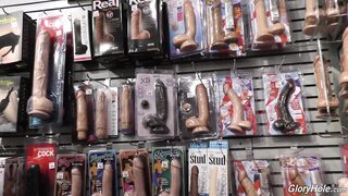 Daizy Cooper and Carmen Valentina discover bbc gloryhole