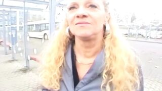 French Babe Playing with Huge Toy at Her Casting