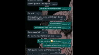 Hot Chat with My Little girlfriend I Didn't Want to but I Ended up Her Doggy! Natasha Homemade