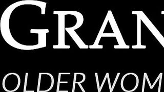 Granny's s***ed hands grasp young stud's massive shaft, deepthroating with