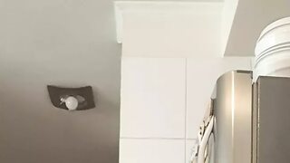 Sexy wife in the kitchen