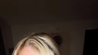 Crazy Blonde Sucking Pop-Rocks Off The BBC