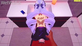 Vivian takes Phaeton's Cum into her Tight Pussy - Zenless