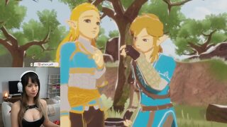 ???????? The Naughtiest Prank I've ever seen... Link and Zelda Stasis Strip Hentai - Legend of Zelda