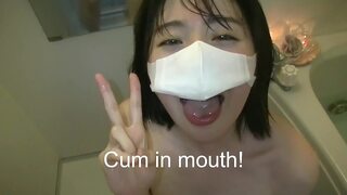 Mom gets dads wet, sloppy bathbang, showersex with him