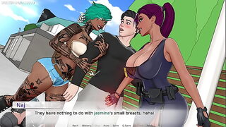 Hot MILF Caught Sucking and Fucking a Huge Thick Cock in Public — Naughty Public Slut - Devine Heel 01 3D Porn Game