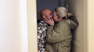 Slut Neighbor Heard About Neighbor's Big Dick and She Tried It