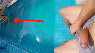 My Stepsis Surprised By My Hard Poolside D**k