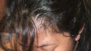 Asian Big Tits Girl Giving Nice Blowjob