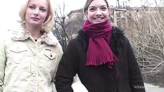 Two sexy babes score BBC in insane threeway