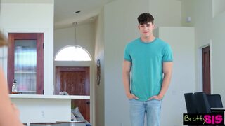 Bad Babysitter Camilla Cream Helps Horny Selina Imai Double Team Stepbro's Cock