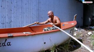 Hot girl bends over, gets fucked to a mouth cumshot