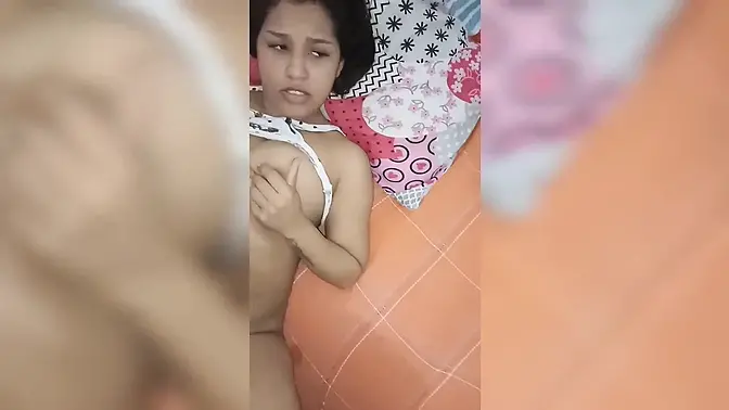 18-year-old busty brunette from NYC gets fucked by her stepbrother's big dick