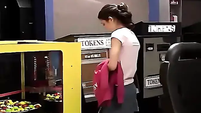 18-year-old girl pleasuring herself in her parents' car