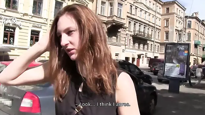 18-Year-Old Student Gives Deep Throat and Handjob