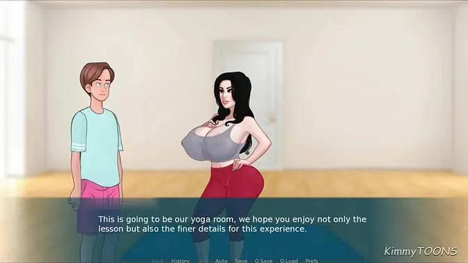 18yo blonde takes deep throat challenge in risky yoga class