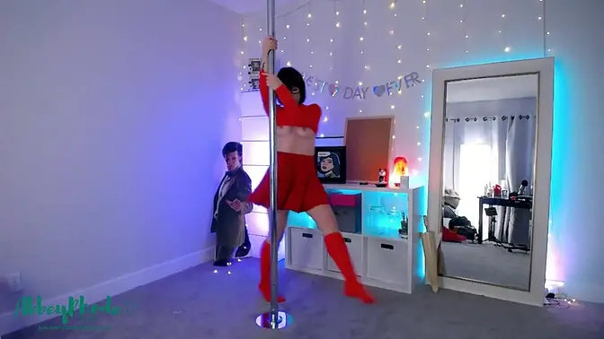 AbbeyRhode in Velma’s Striptease!