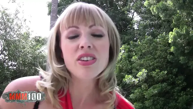 Adrianna's asshole stuffed by a giant black cock