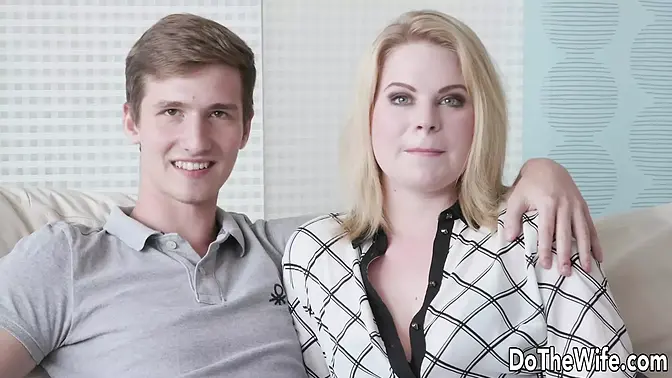 Adry Berty's pretty wife lets cuckold watch her get fucked