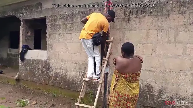 African beauty in hijab gets her big ass fucked outdoors