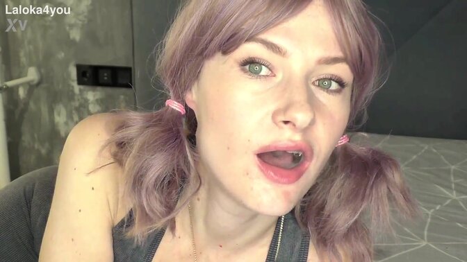 After yoga, you need to suck and drink the sperm.