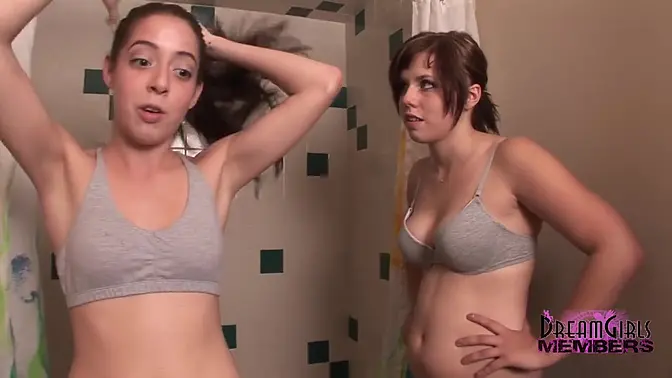 All Natural BFF′s Soap Each Other up in the Shower