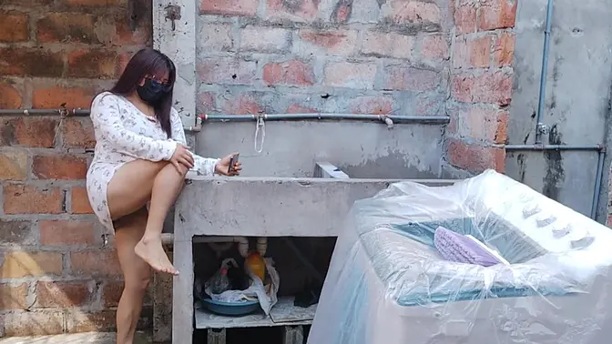 Alluring milf invites neighbor for steamy dinner