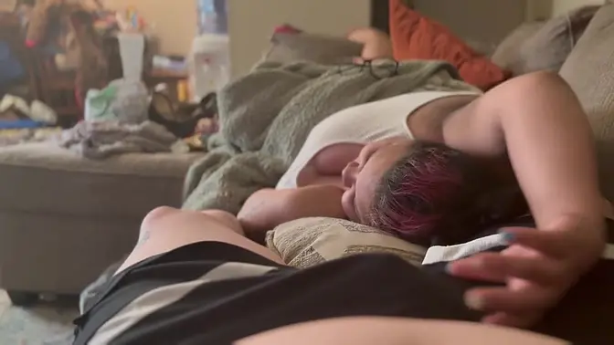 Amateur babe gets fucked hard and moans loudly