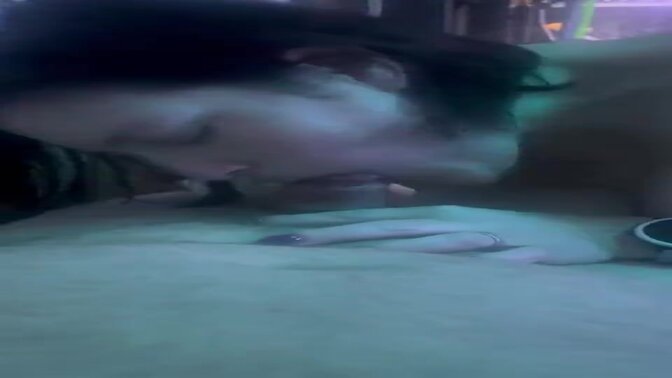 Amateur babe gives a deepthroat blowjob and swallows