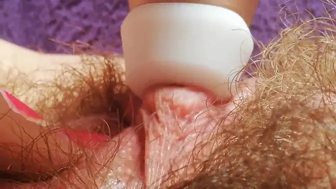 Amateur babe wets pussy and squirts with huge clitoris orgasm