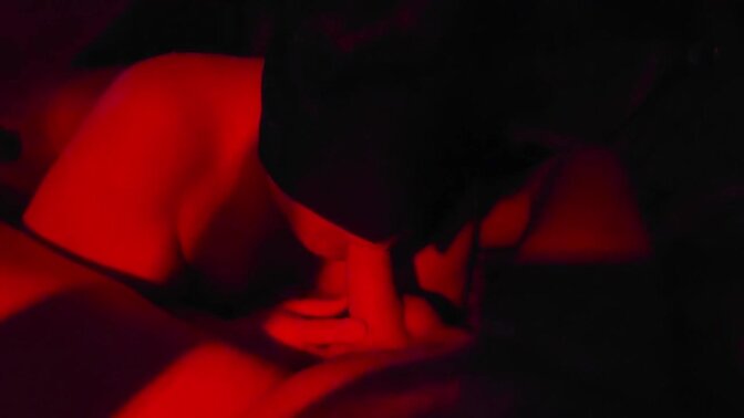 Amateur brunette girlfriend gives a sensual handjob and blowjob 