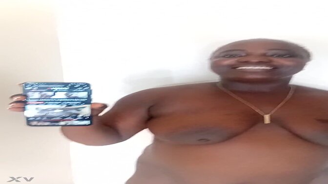 Amateur GF sucks cock and shows big tits