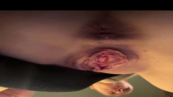 Amateur girlfriend gives a facial and plays with her tight pussy