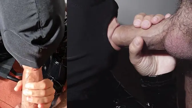 Amateur MILF Sucks and Takes Cum on Her Face