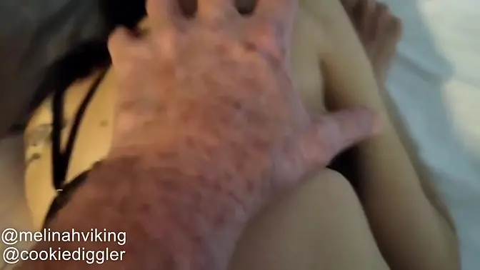 Amateur milf worships hubby's body in POV closeup