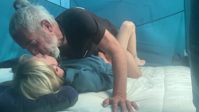 AMAZING CAMPING FUCK WITH THE LITTLE SPANISH MILF CRISTINA SAUVAGE