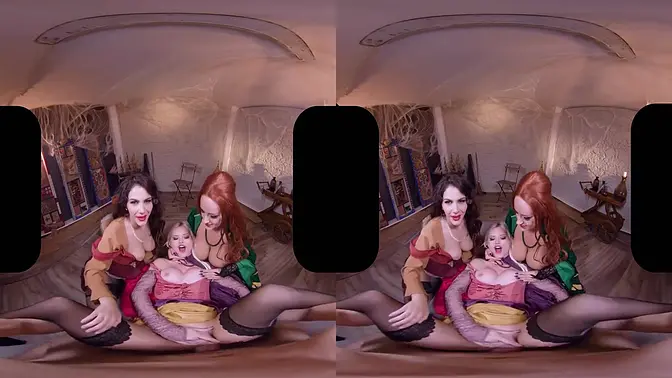 Angel Waves Hocus Pocus XXX Parody Hot Witches Drain Cocks