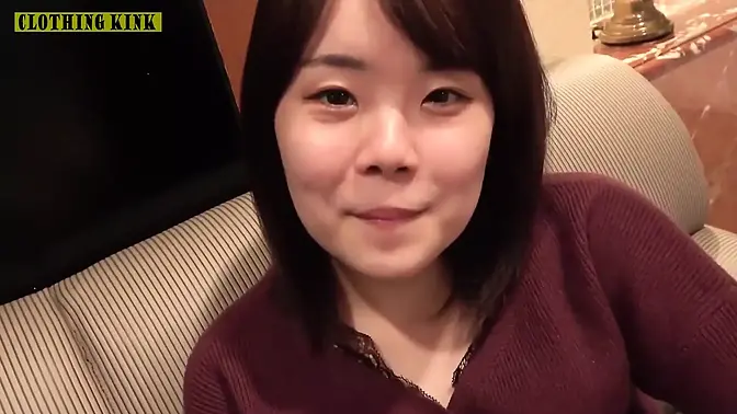 Angelic Asian beauty explores her wicked side