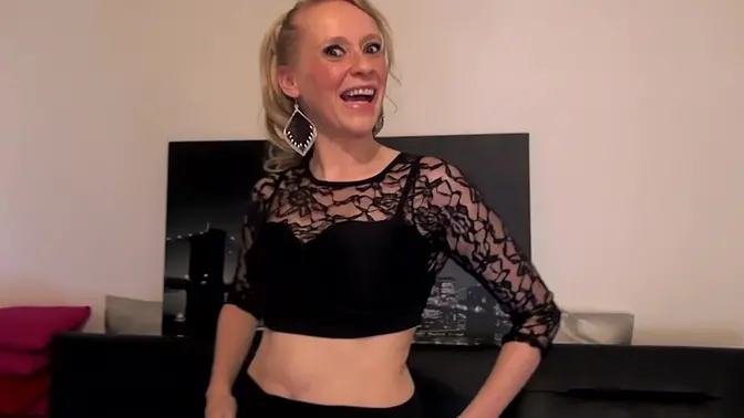 Angie's Wild Anal Ride: Big Dick & Lingerie Fun