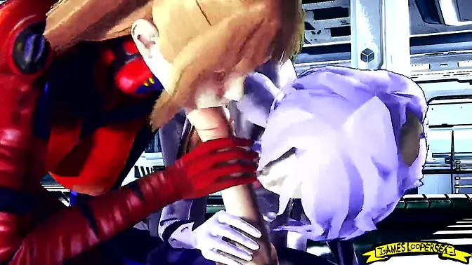 Animated 3D trio fucks in sweet love session